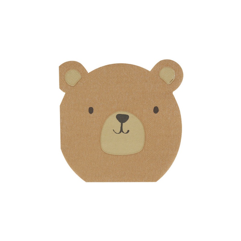 WOODLAND BEAR NAPKINS BY MERI MERI