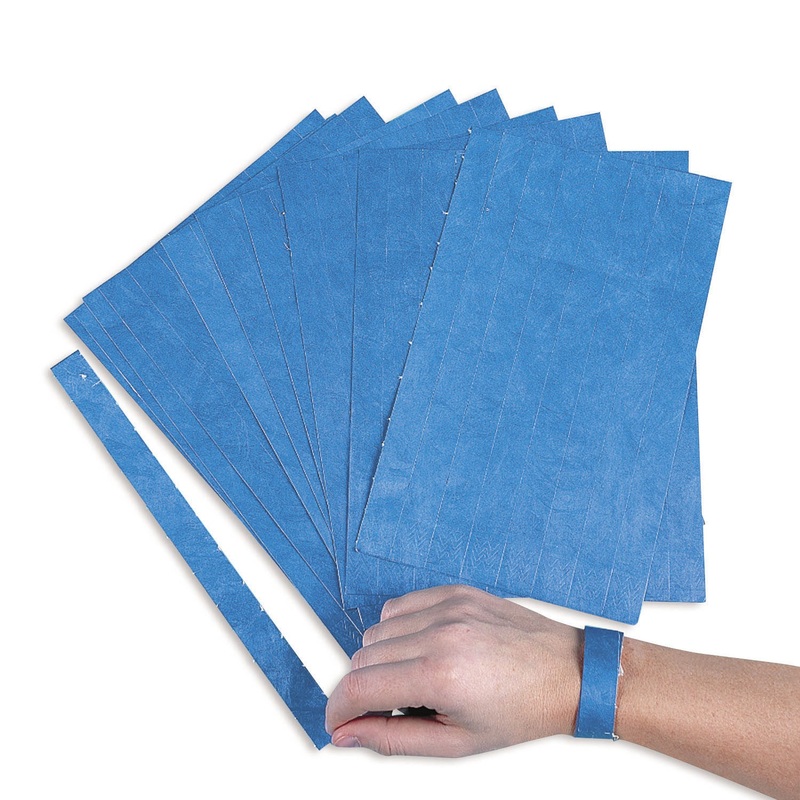 100 Count Self Adhesive Event Wristbands