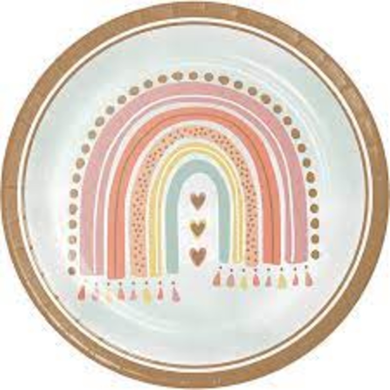 BOHO RAINBOW 9" PLATES