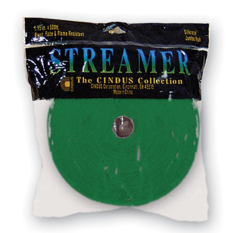 CREPE STREAMER - 500' EMERALD GREEN