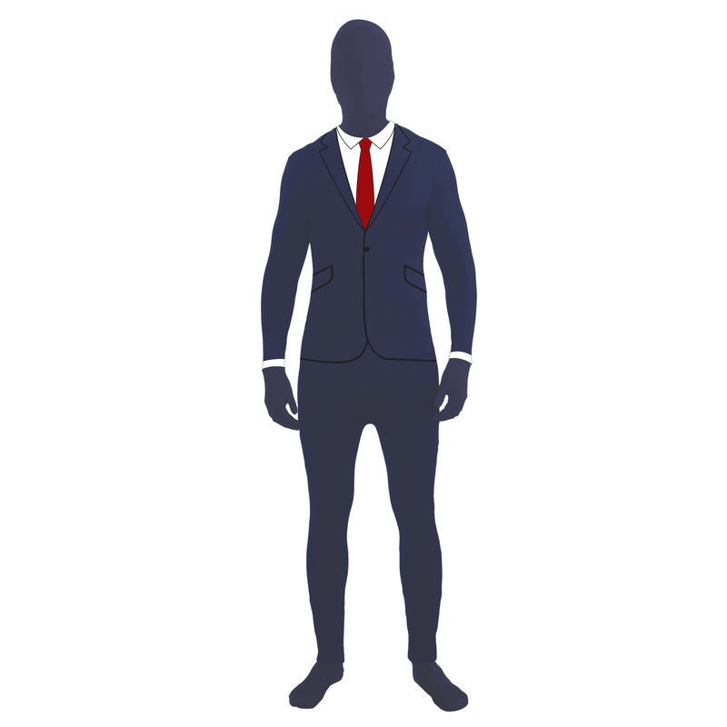 Disappearing Man Business Suit - Adult Size