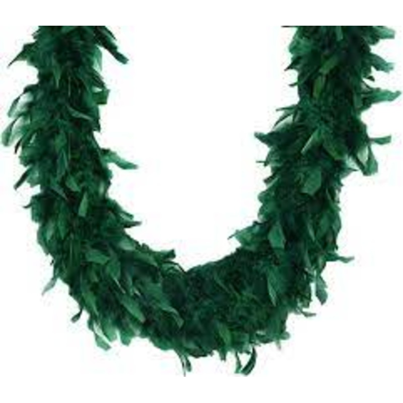 Emerald Green Chandelle Boa