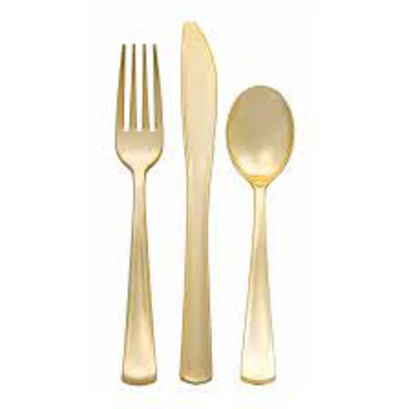 Gold Cutlery Set