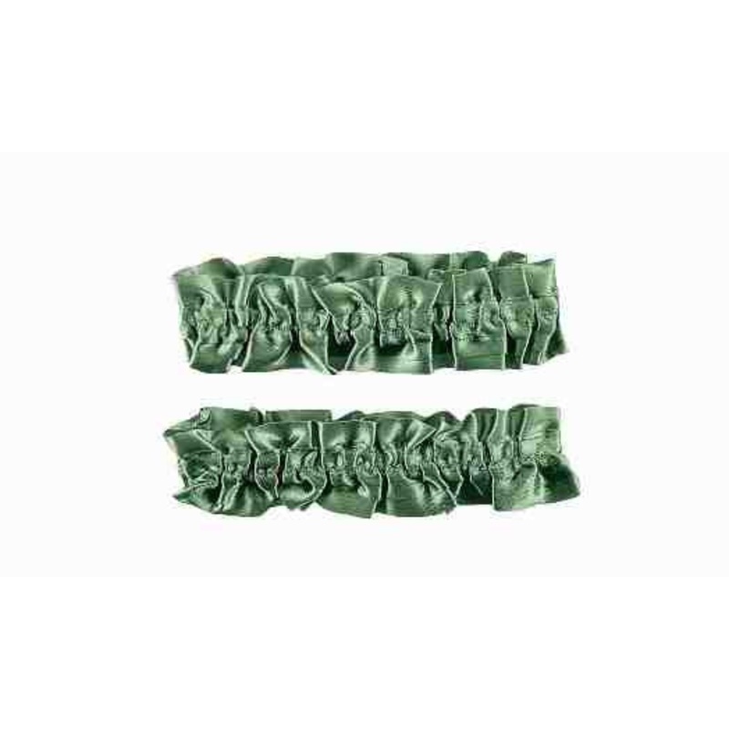 Kelly Green Garter Set