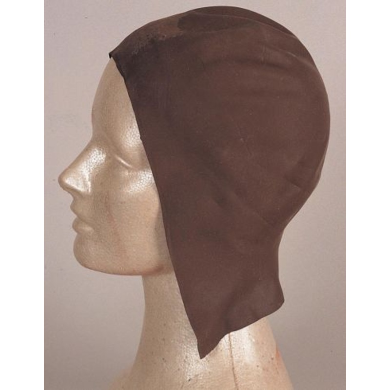 LATEX DARK BALD CAP