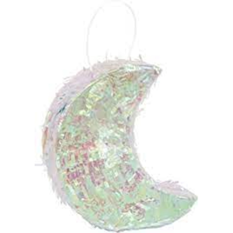 Mini Iridescent Moon Pinata