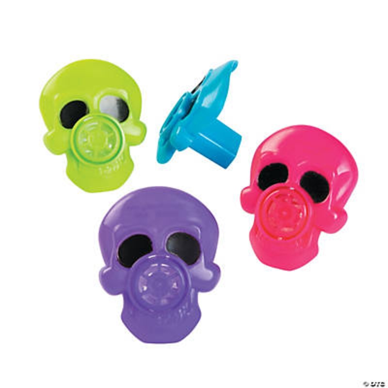 SKULL WHISTLES 12PCS