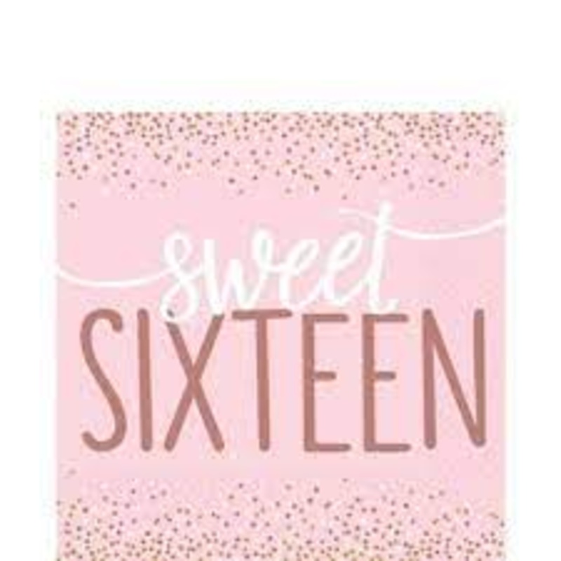 Sweet 16 Luncheon Napkins