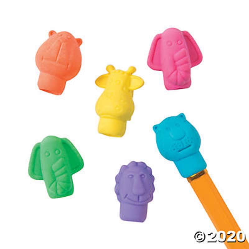 Zoo Pencil Top Erasers
