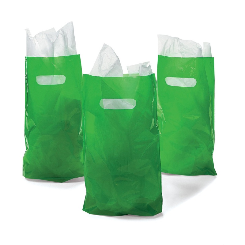 BAG - GREEN PLASTIC 9" x 12"       50 CT/UNIT