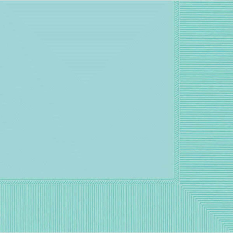 BEVERAGE NAPKINS   ROBINS EGG BLUE     40CNT