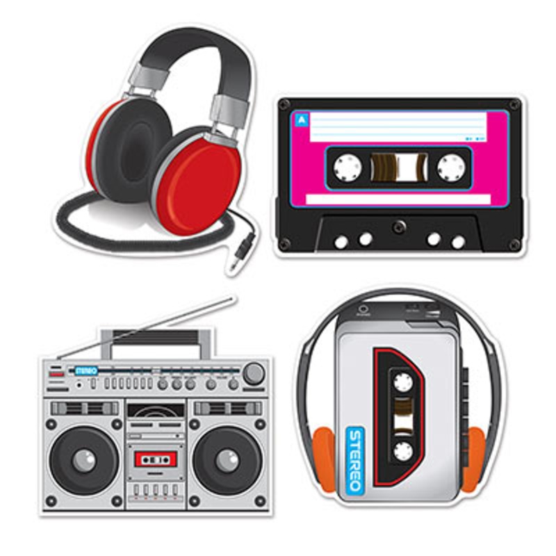 Cassette Player Cutouts 12"-14"