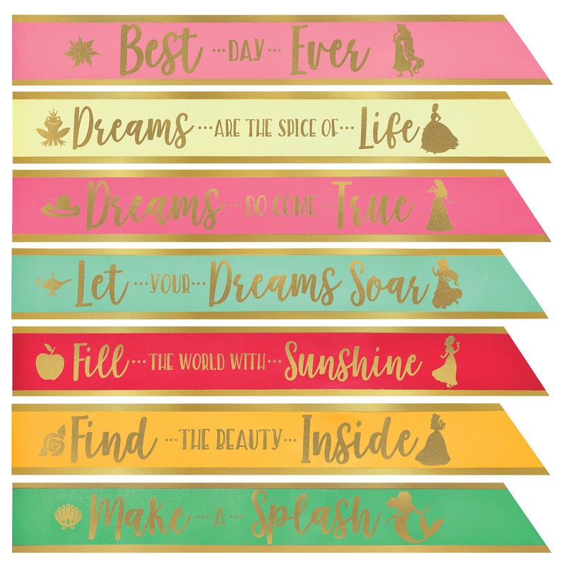 DISNEY PRINCESS TODDLER SASH SET