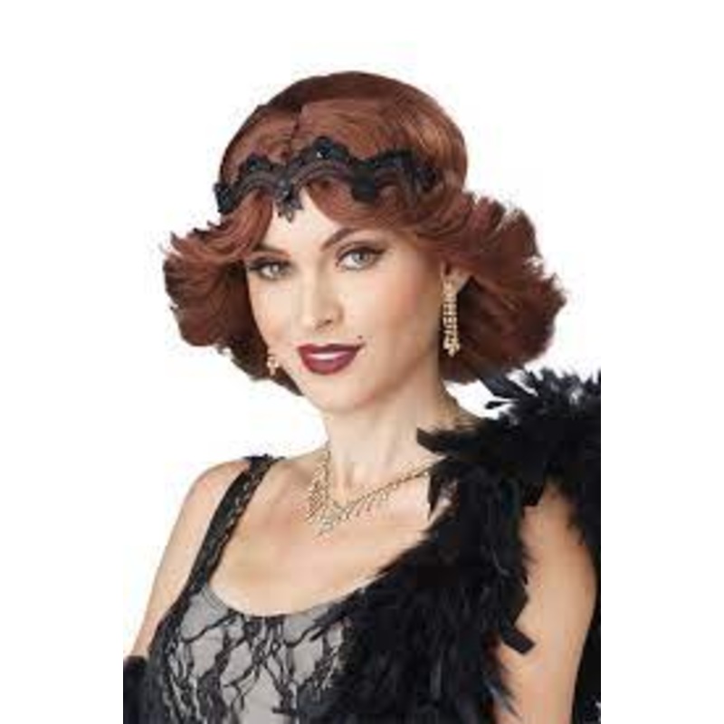 Glitz and Glamour Brunette Adult Wig