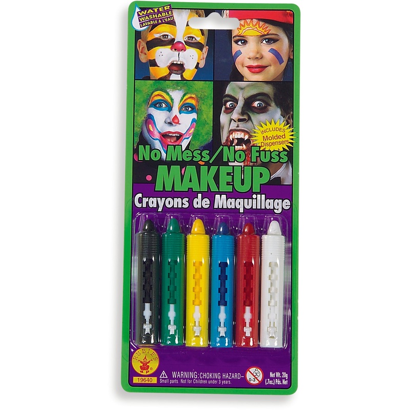 MAKE UP - CRAYONS NO MESS NO FUSS ASST COLORS 6 CT