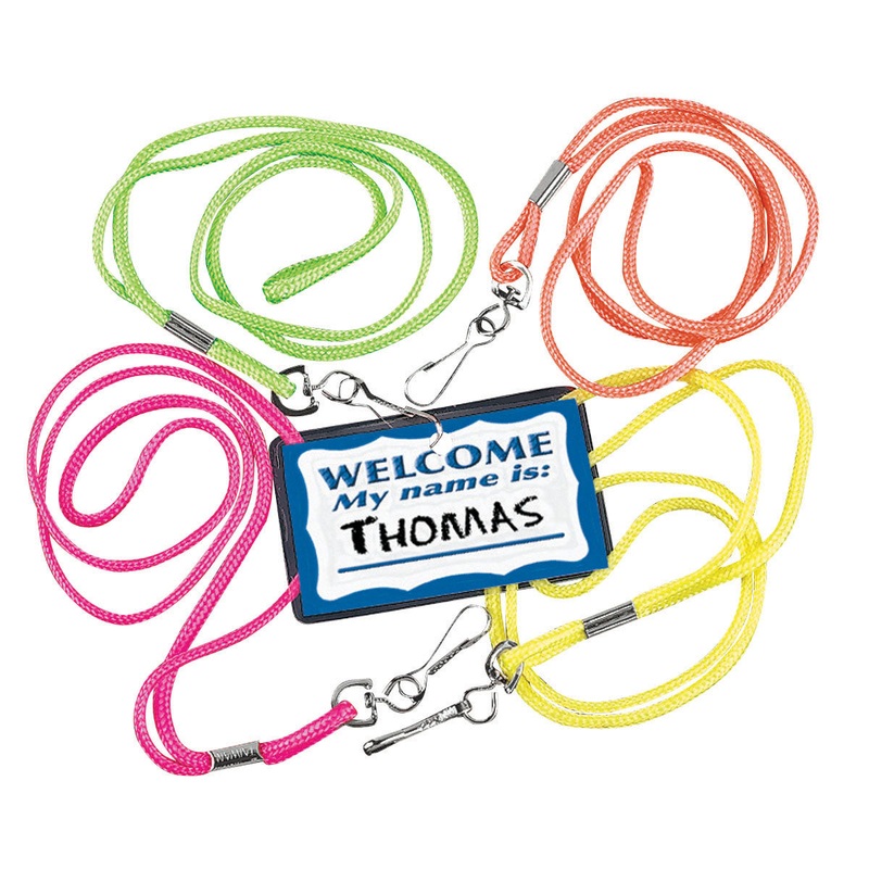 NEON BADGE HOLDERS