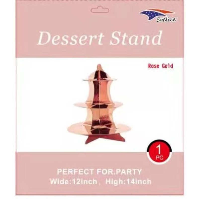 Rose Gold Dessert Stand