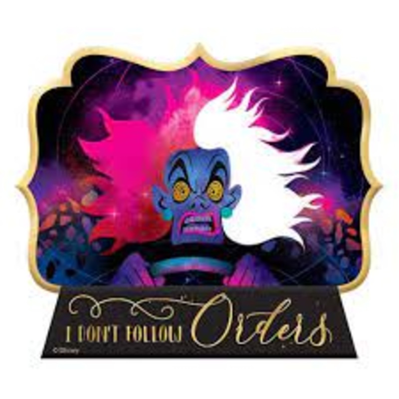 Villains Standing Sign