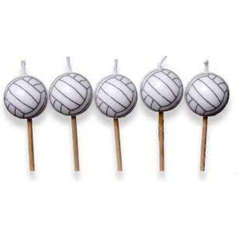 Volleyball Party Candles