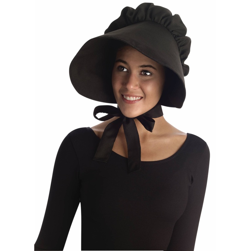 Black Bonnet Hat