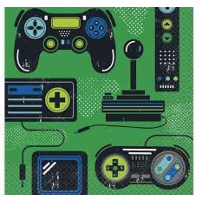 Gamer Birthday Luncheon Napkins