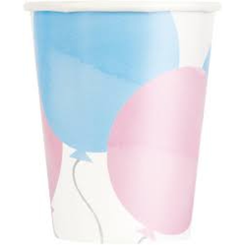 GENDER REVEAL 9OZ. PAPER CUPS