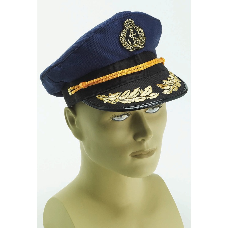 Navy Blue Captain Hat