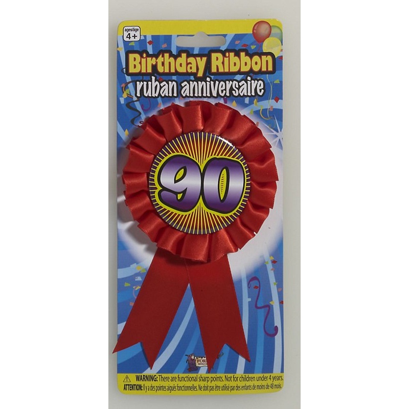 90TH BIRTHDAY RIBBON