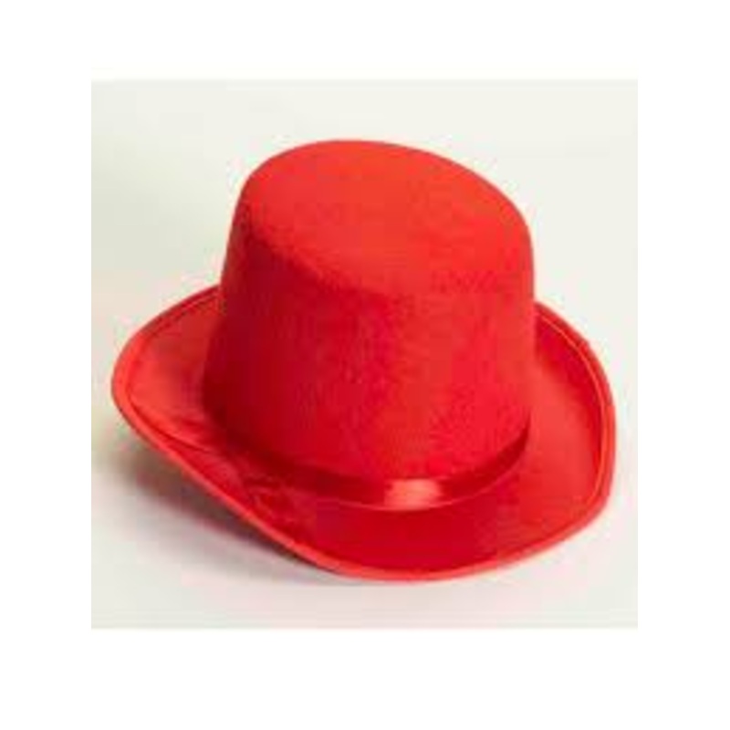 Deluxe Red Top Hat