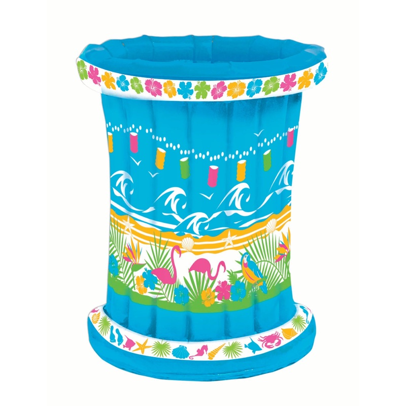 Inflatable Luau Barrel Cooler