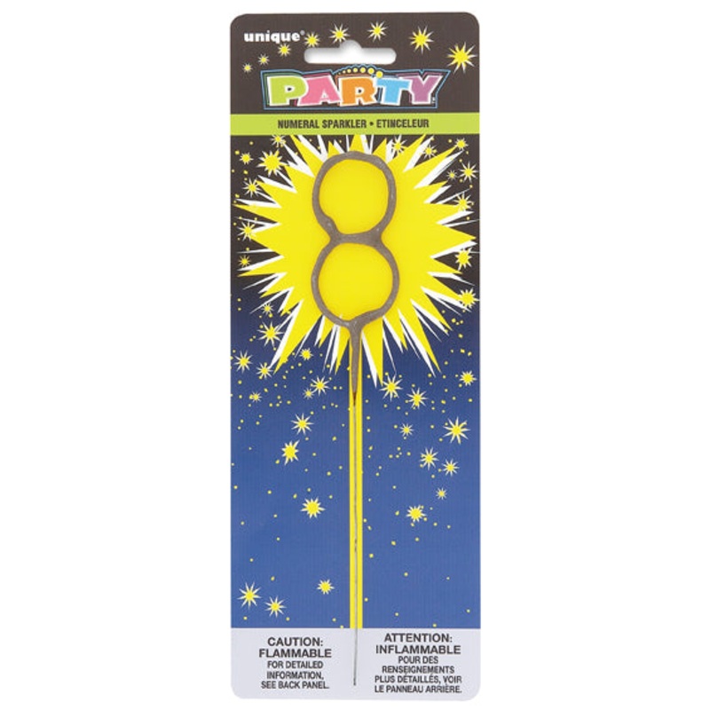 NUMERAL SPARKLER #8