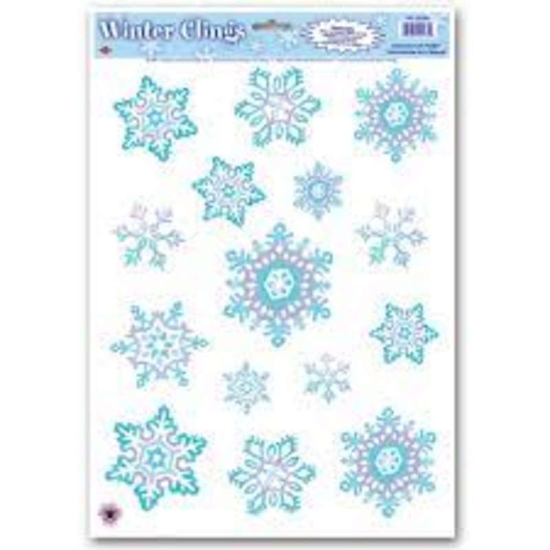 Snowflake Window Clings