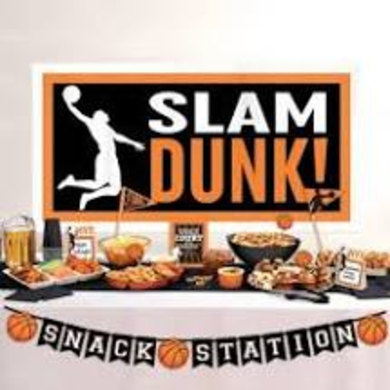 Basketball Buffet Decorating Kit