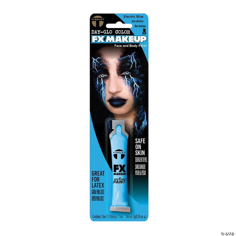Day-Glo Electric Blue Face and Body Paint