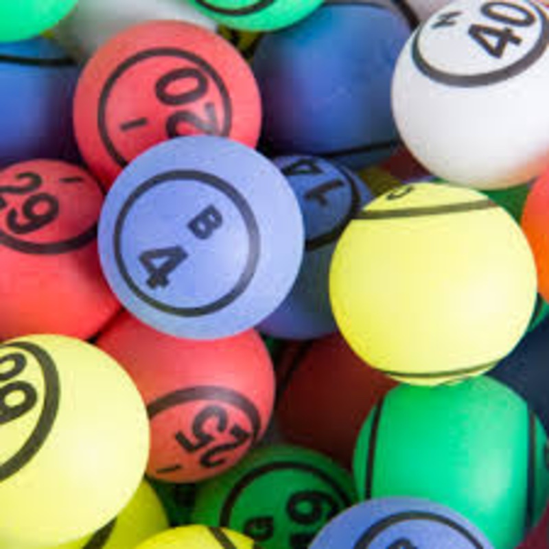 Double Numbered Colored Bingo Ball Set