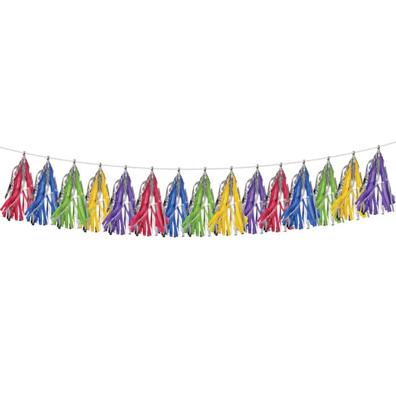 MULTICOLOR TISSUE GARLAND