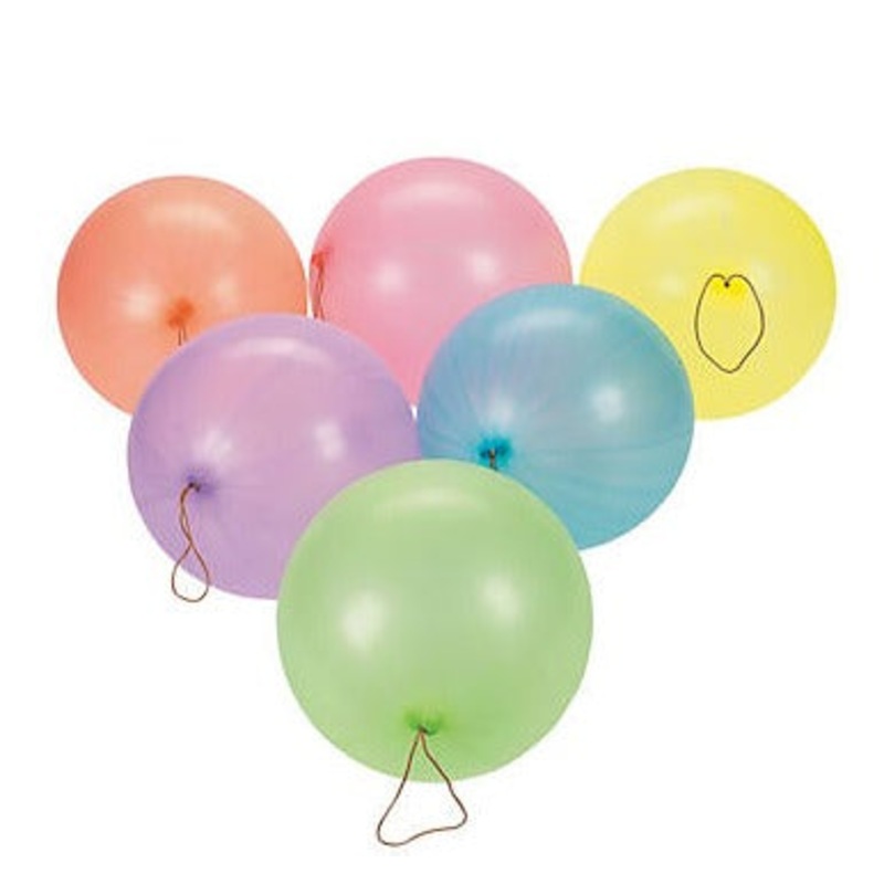 Neon Latex Punch Balls