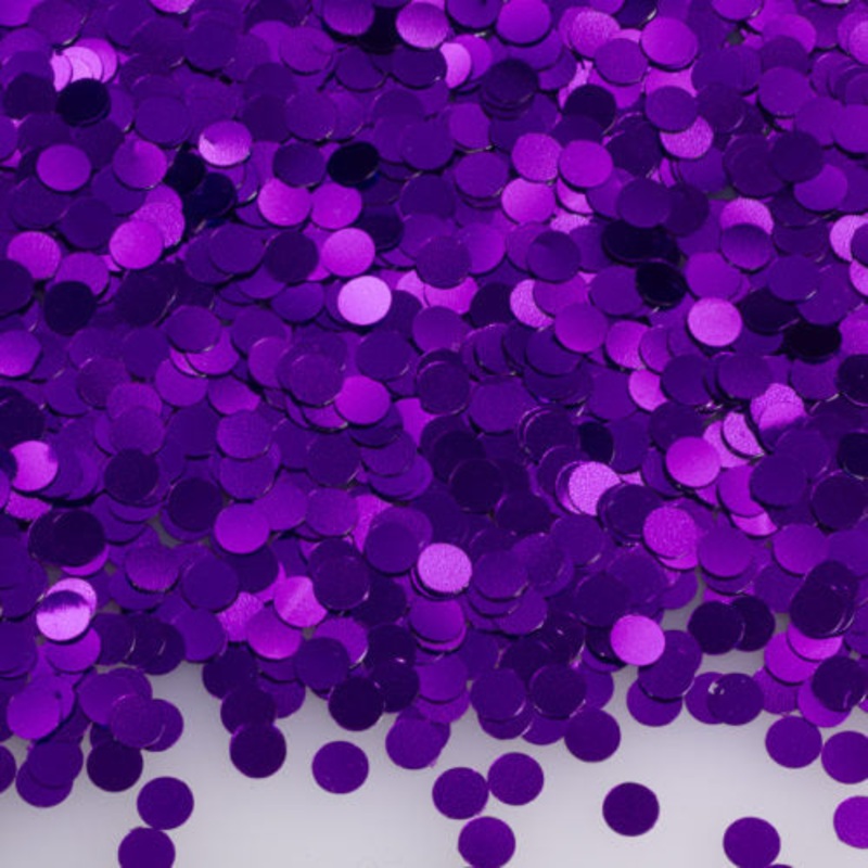 PURPLE DOT CONFETTI 4OZ