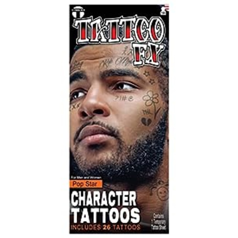 Tinsley Transfers Pop StarCharacter Tattoos