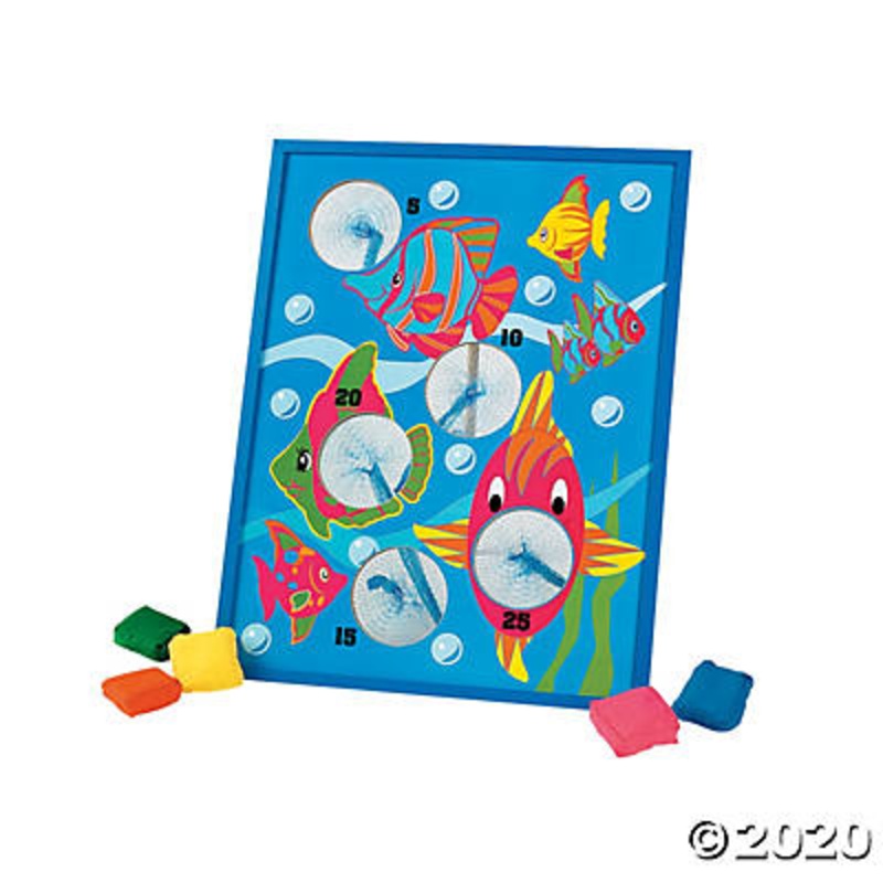 TROPICAL FISH BEAN BAG TOSS GAME