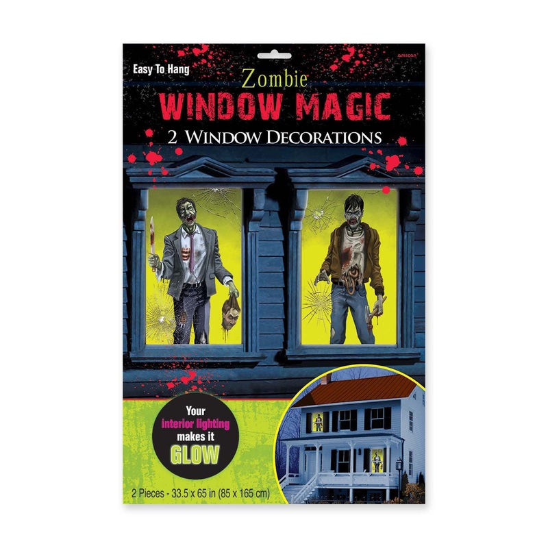 Zombie Window Decorations