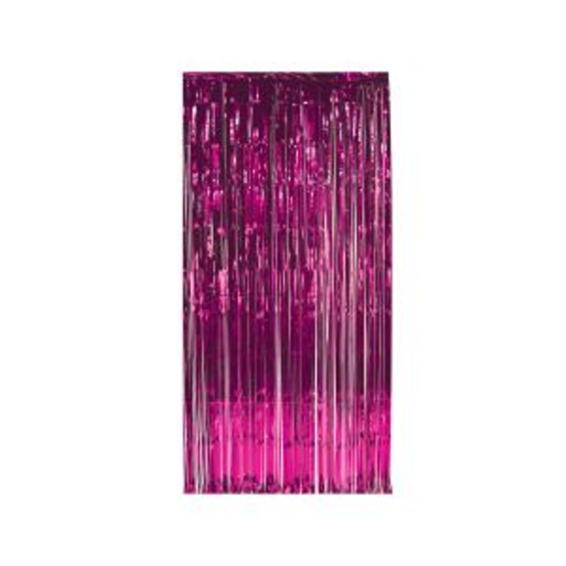 1-Ply Gleam 'N Curtain Cerise Pink 8' x 3'