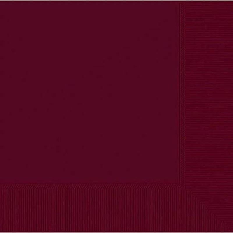 9 7/8" Beverage Napkins - Berry - 50CT