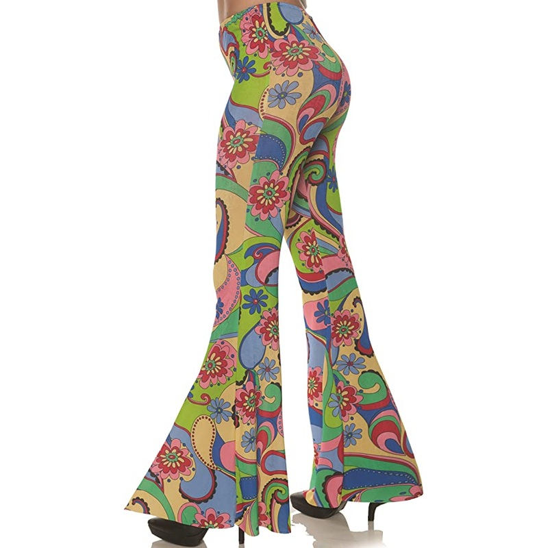 Bellbottom Pants Flower S/M