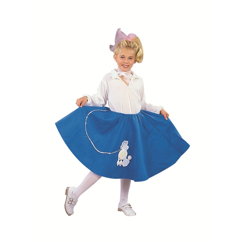C. Poodle Skirt Blue Med