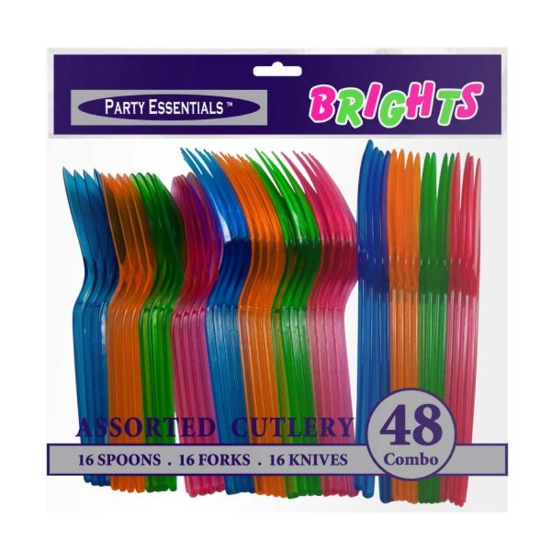 Cultlery Bright Neon Black Light 48PC