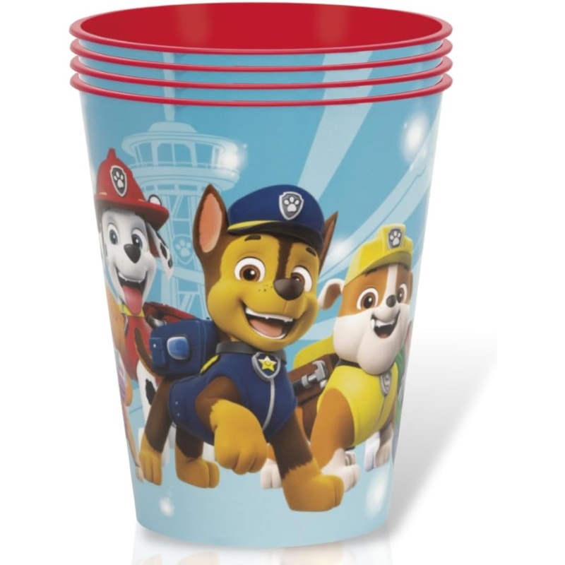 Cups Paw Patrol Plastic 10OZ 4CT