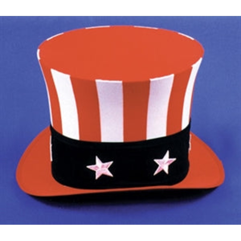Deluxe Uncle Sam Top Hat