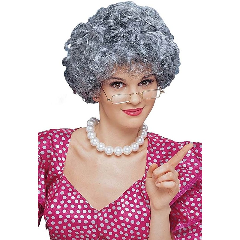 Gray Mom Wig