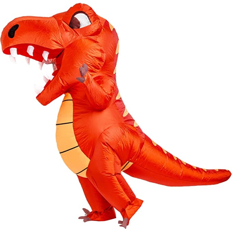 Inflatable Dinosaur Orange Deluxe